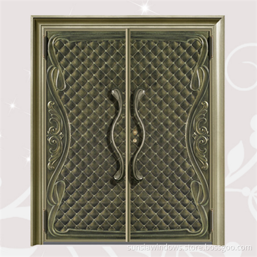 Main Entrance Security Copper Door Steel Door